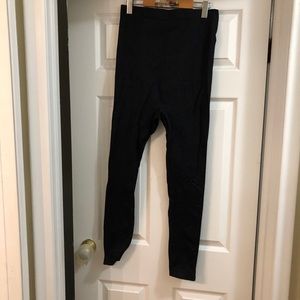 XL black high waisted compression leggings